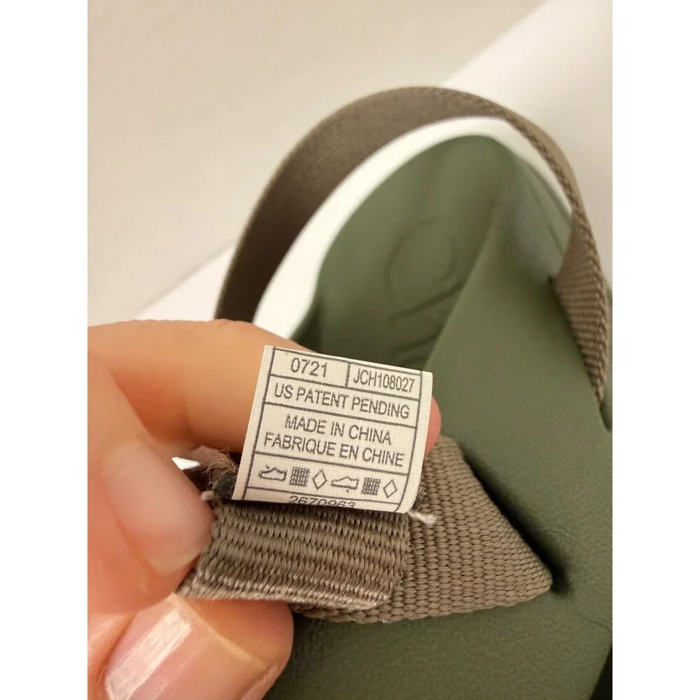 Chaco Chillos Sport Sandals Moss Green Men's 8 Adjustable Straps